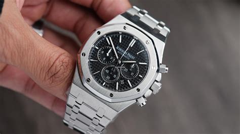 audemars piguet automatic black price|audemars piguet chronograph watches.